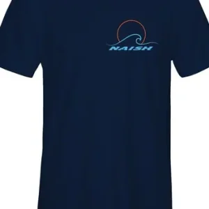 Aktuell Naish T-Shirt Wave Tee 2024 - Navy-XXL